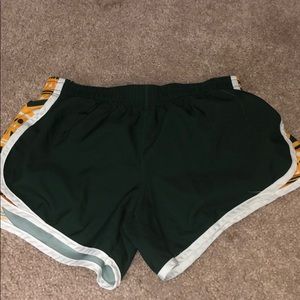 Athletic/cheer shorts.
